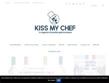 Tablet Screenshot of kissmychef.com